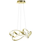 Toolight moderna led stropna svjetiljka + daljinski upravljač eve App821-CP zlato | shoptok.hr