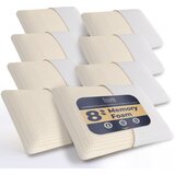 The White Stone Set 8 Spominska Pena Vzglavnika 40 x 70 cm | Višina 11 cm | Cervikalni vzglavniki, hipoalergeni, ergonomski in zračni | Proti zadušitv, (21714856) Cene