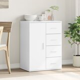  Komoda bijela 59 x 39 x 80 cm od konstruiranog drva | shoptok.hr