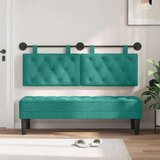  Držeće uzglavlje Zidne Tirkizna 150 x 55 x 7 cm Baršun - Tirkizna 140 cm bez LED | shoptok.hr