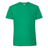 Fruit Of The Loom Zielona koszulka męska Iconic 195 Ringspun Premium | Shoptok.si