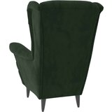 vidaXL naslanjač iz temno zelenega žameta | Shoptok.si