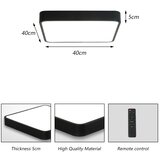  Brilagi - LED prigušiva svetiljka POOL SQUARE LED/36W/230V 3000-6000K 40x40 cm crna + daljinski upravljač | Eponuda.com