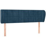  Uzglavlje s ušima tamnoplavo 147x23x78/88 cm baršunasto | shoptok.hr