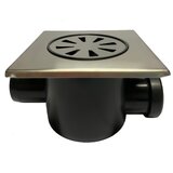 VAFRA PVC talni sifon 2/2 (150 x 150 mm, s talno ploščo in tulcem, pretočni) Cene