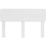  Uzglavlje s uzglavljem Sjajno bijelo 140 cm Konstruirano drvo | shoptok.hr