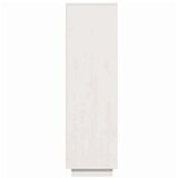 vidaXL Visoka ploča bijela 89x34x116,5 cm puno drvo bor | shoptok.hr