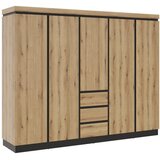 Modern Living Omara S Klasičnimi Vrati Corte, Barva Hrasta, Siva Cene