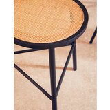 Premier Housewares Črn/v naravni barvi stolček iz ratana Depok – | Shoptok.si