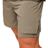 GymBeam Kratke hlače za trčanje Pulse 2u1 Vetiver | Eponuda.ba