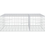  Gabion s žicom debljine 3,5 mm i mrežom 10x10 cm 150x100x50 cm | shoptok.hr