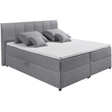 MID.YOU POSTELJA BOXSPRING 180 cm x 200 cm , tekstil siva | Shoptok.si