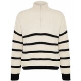 Trendyol Sweater - Beige - Regular fit