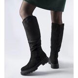 Gemre Black flat insulated boots Millbrook | Shoptok.si