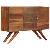  Komoda od masivnog obnovljenog drva smeđa 110 x 30 x 75 cm | shoptok.hr