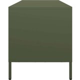 vidaXL TV ormarić maslinastozeleni 135 x 39 x 43,5 cm čelični | shoptok.hr