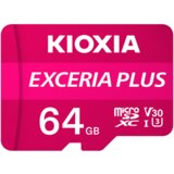 KIOXIA Micro SD 64GB EXERIA PLUS UHS-I C10 R98 CON Adaptador, (22136819) | Shoptok.si