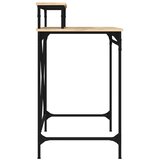  Radni stol boja hrasta 80x50x90 cm konstruirano drvo i željezo | Eponuda.com