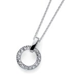 Oliver Weber Ženski Relax Crystal Lančić Sa Belim Swarovski Kristalnim Priveskom Cene