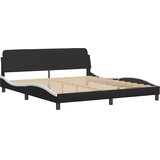  Okvir za krevet Dover crno-bijeli 180x200 cm umjetna koža | shoptok.hr