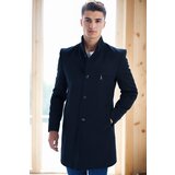 Dewberry PLT8367 MEN'S COAT-PLAIN NAVY BLUE | shoptok.hr