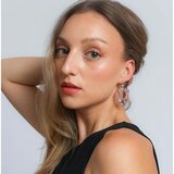 Fenzy Elegantne Viseće Naušnice S Ukrasnim Dijamantima,, Višebojne | shoptok.hr