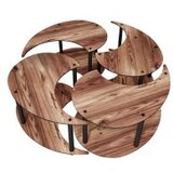 Hanah home sto za kafu yin yang 4 70 walnut | ePonuda.com