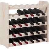  Stalak za vino 67,5 x 25 x 60 cm od masivne borovine | Eponuda.com
