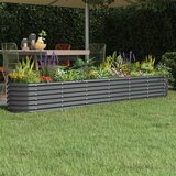 Povišena vrtna gredica od pocinčanog čelika 260 x 40 x 36 cm antracit | Eponuda.com