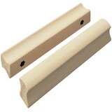  Ravna drška 2 pcs Boja prirodnog drva 130 x 25 x 30 mm | Eponuda.com