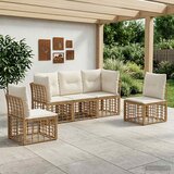  Set vanjskih sofa Prirodna Poliester | shoptok.hr