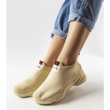 Gemre Beige slip-on women's sports shoes Greco | shoptok.hr