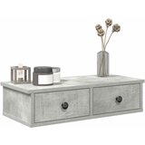  Zidna polica s ladicama beton siva 60x28x15cm konstruirano drvo | shoptok.hr