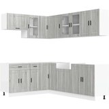  11-dijelni set kuhinjskih ormarića Porto konstruiranog drva | shoptok.hr