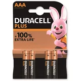 Duracell 4x AAA baterija - alkalna