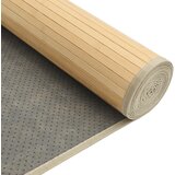 Tepih pravokutni svijetli prirodni 80 x 1000 cm od bambusa | shoptok.hr