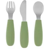 Take&Match Stainless Steel Cutlery Set pribor za otroke Sweet Pea 12m+ 3 kos