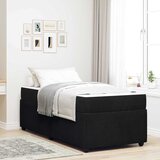 vidaXL Okvir kreveta s madracem Ostalo Crna 100 x 200 cm Baršun | shoptok.hr
