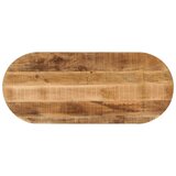 vidaXL Mizna plošča 120x50x3,8 cm ovalna trden robusten mangov les Cene