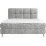 Esposa POSTELJA Z VZMETNICO 160 cm x 200 cm , tekstil svetlo siva | Shoptok.si