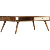 Maison Chic Klubska mizica - kavna mizica - Nizka mizica 110x50x35 cm iz trdnega palisandra, (21753875) Cene