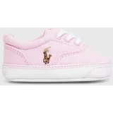 Polo Ralph Lauren Čevlji za dojenčka roza barva