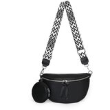 INF Usnjena sedežna torba Black, (21535715) Cene