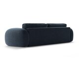 Cosmopolitan Design Temno modra raztegljiva/s prostorom za shranjevanje sedežna garnitura iz šenilje 262 cm Tonale – | Shoptok.si