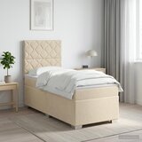  Boxspring krevet s madracem Krem 80 x 200 cm Tkanina | shoptok.hr