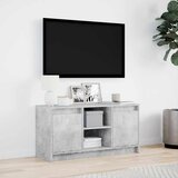 TV ormarić s LED svjetlima boja betona 100x34x50 cm drveni | Eponuda.ba