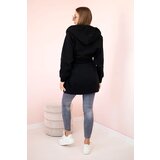 Kesi Insulated cape with waist tie black | ePonuda.com