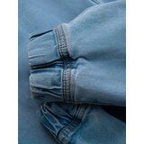 Ombre Men's denim joggers with asymmetrical stitching - blue | shoptok.hr