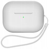 HURTEL SILIKONOWE ETUI CASE OBUDOWA DO AIRPODS 3 + PASEK NA NADGARSTEK SMYCZ BIAŁE, (22006177) | Shoptok.si