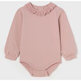 Mayoral bodi z dolgimi rokavi collar blush Cene